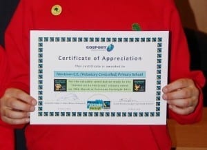 An example of the Certificate