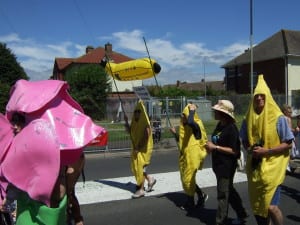 GFA team at Bridgemary Carnival Parade