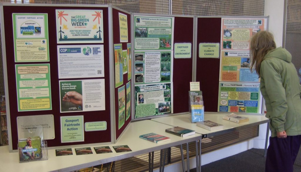 Exhibition for Great Big Green Week in the Discovery Centre